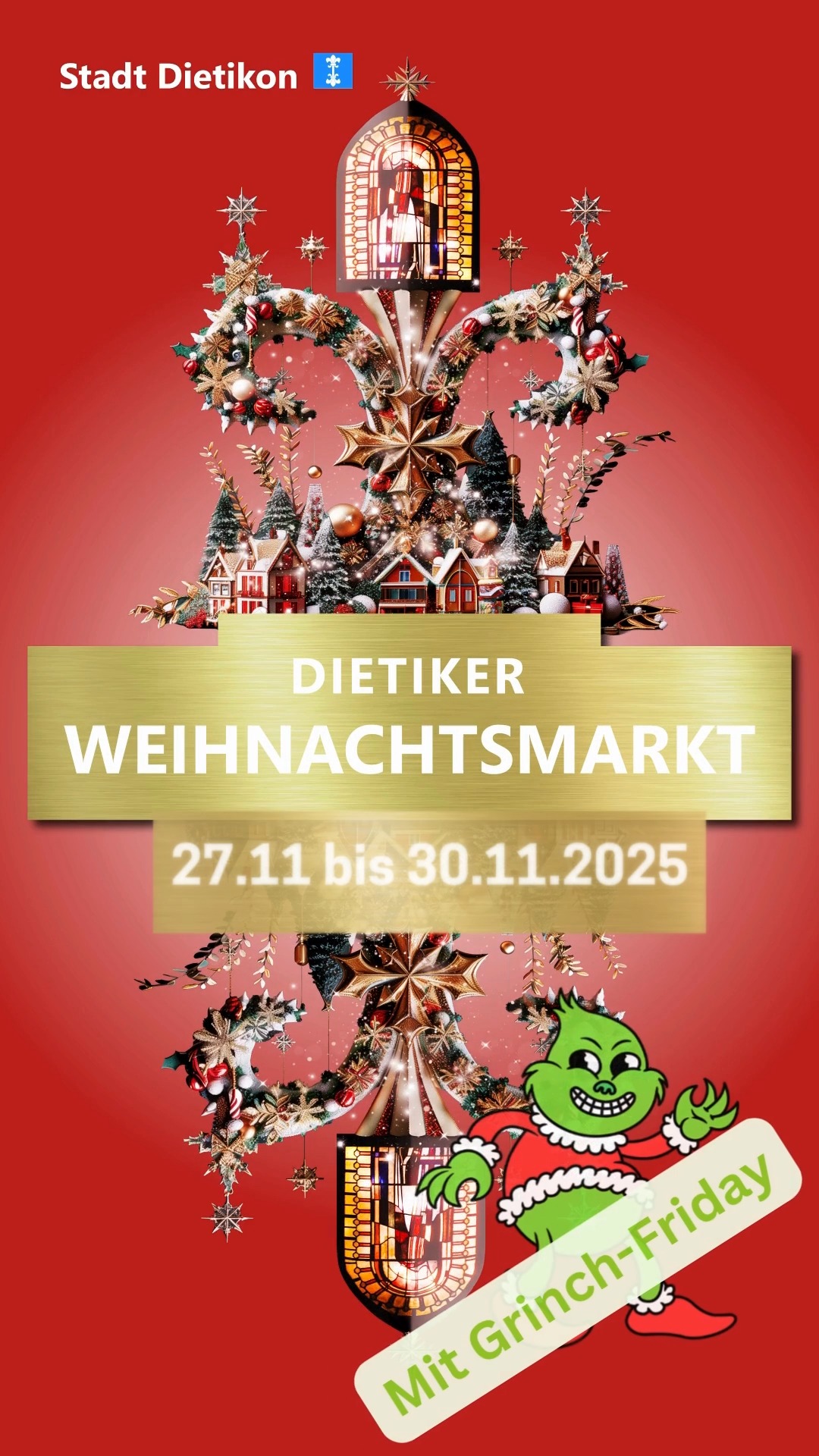 Weihnachtsmarkt am Kirchplatz in Dietikon