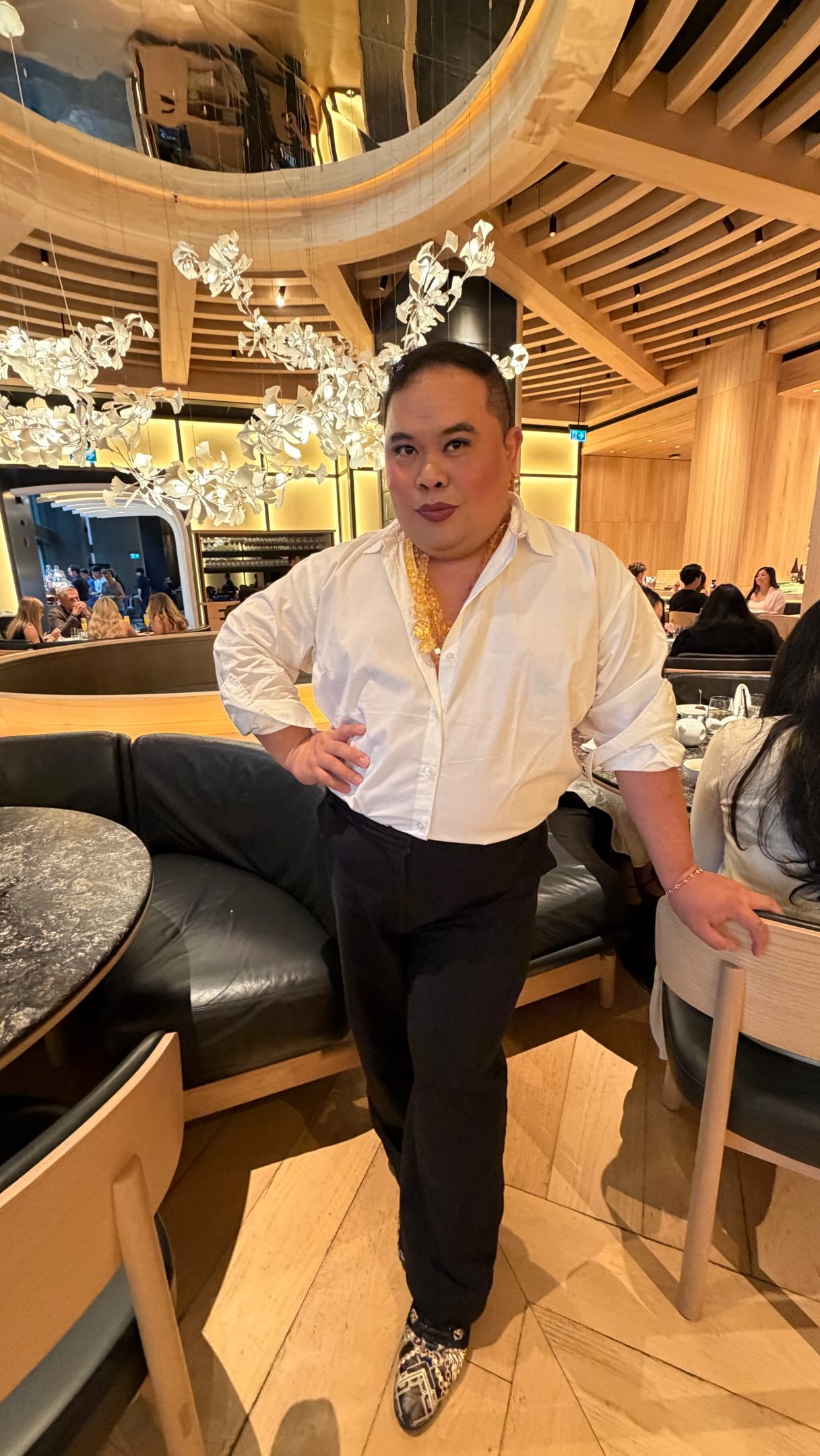Off to brunch at Nobu Toronto Hotel & Restaurant , dressed to the tens! We’re here to eat, eat some more, and then somehow keep eating! 😋 | Vitori Vita