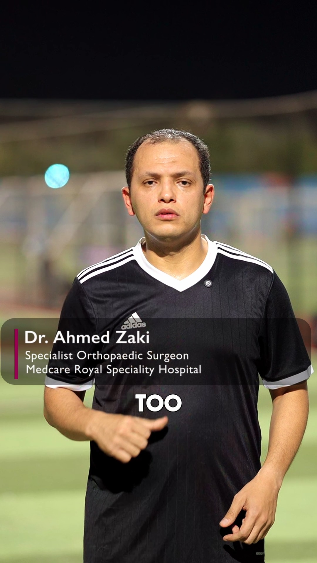 Precision treatment with a passion for sports, that's Dr. Ahmed Zaki ...