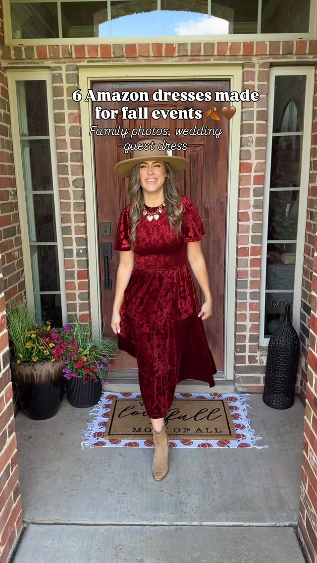 macy fall dresses 6 Amazon perfect for everything on your calendar 🍂🤎 say “DRESS” to shop🛍️. Fall weddings, family photos, showers & more., Amazon fall dresses fall wedding guest dresses fall family photo Crochet baby dress pattern Must be wearing the size-XXS Size:11D