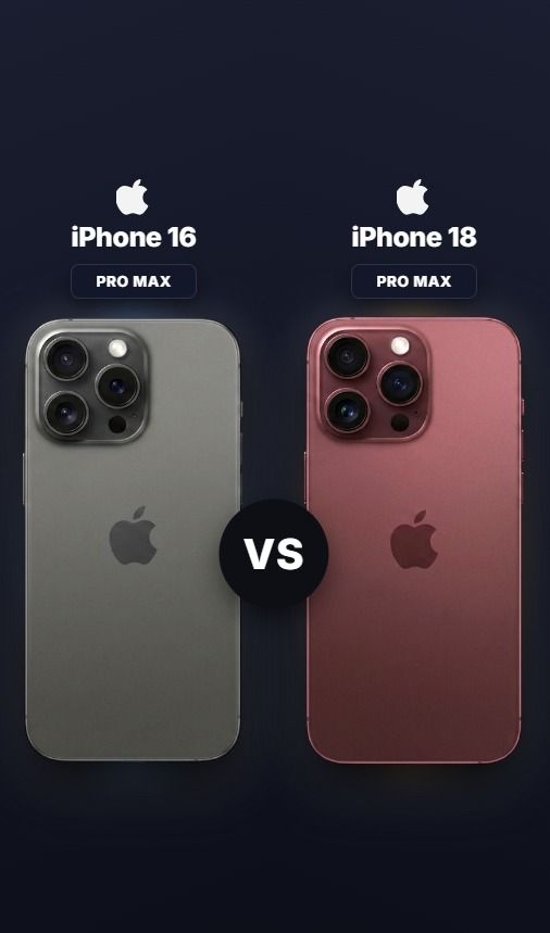 IPHONE 16 PRO MAX VS IPHONE 18 PRO MAX ☠️ in this video, we