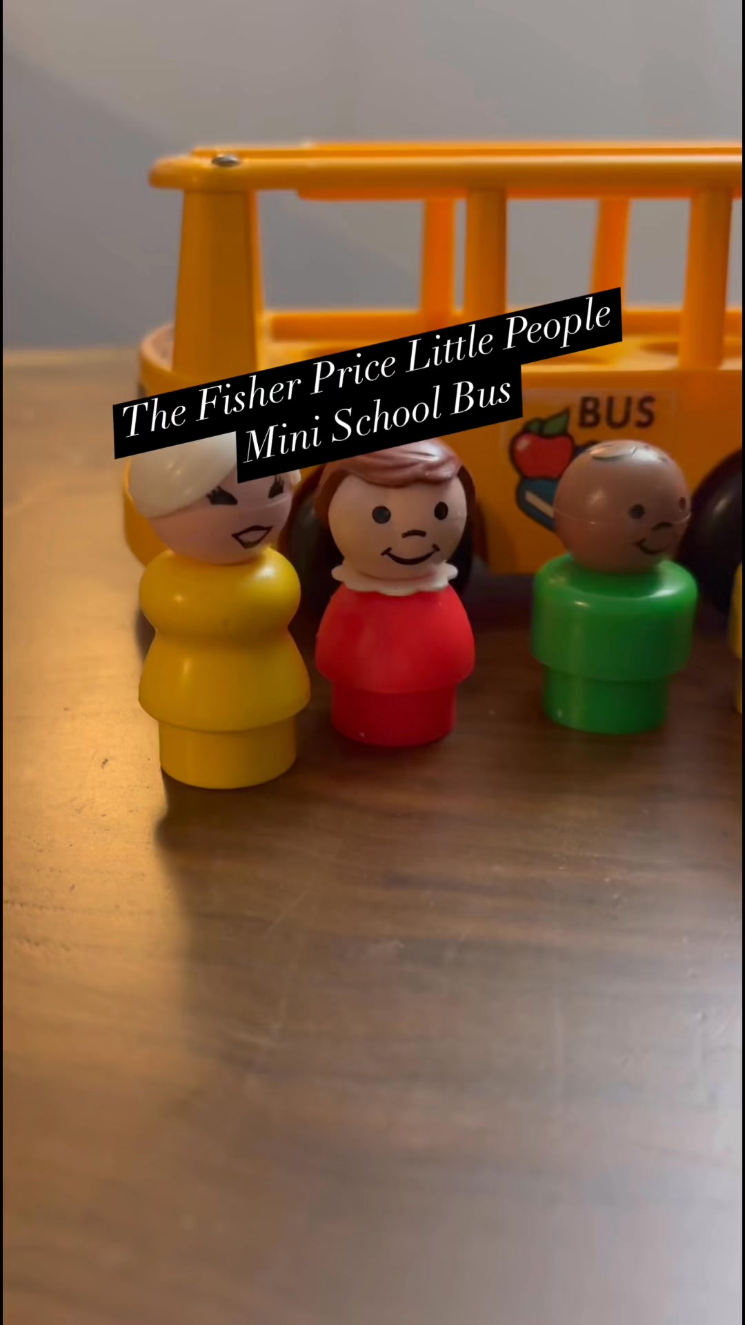 A classic toy!! 1965 Fisher Price Play Family School Bus