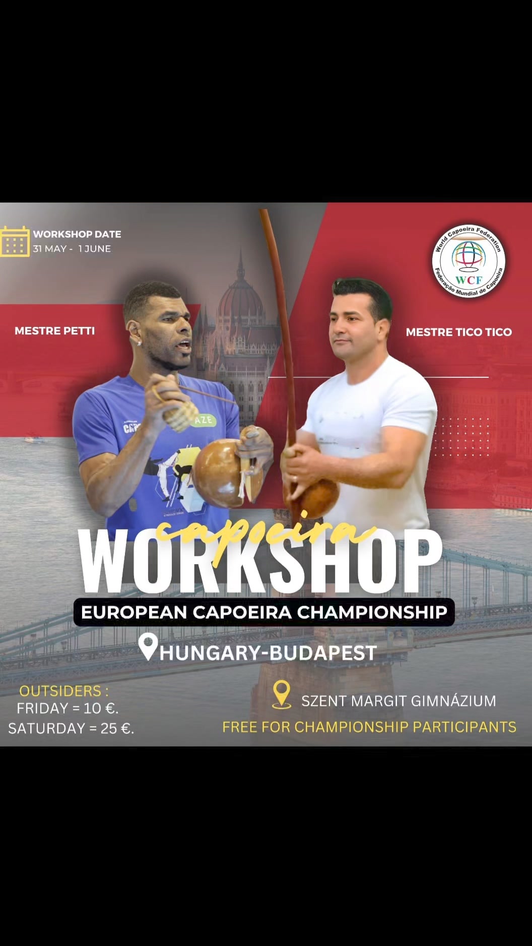European Championship of Sport Capoeira 2024 31 may - 2 June 2024📍 ...