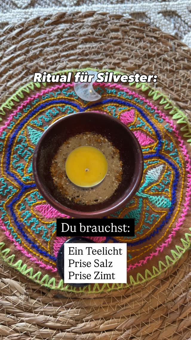 Ritual für deine Manifestationskraft zum Jahreswechsel Angelehnt an ...