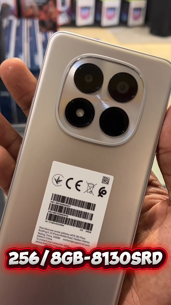 mi 様 Redmi Note 15 (256GB / 8GB RAM) – ONLY 8130 SRD** Lowest price in
