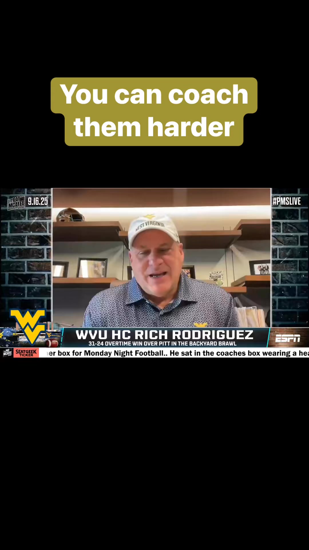 Rich Rodriguez says now that players are being paid you can coach them ...