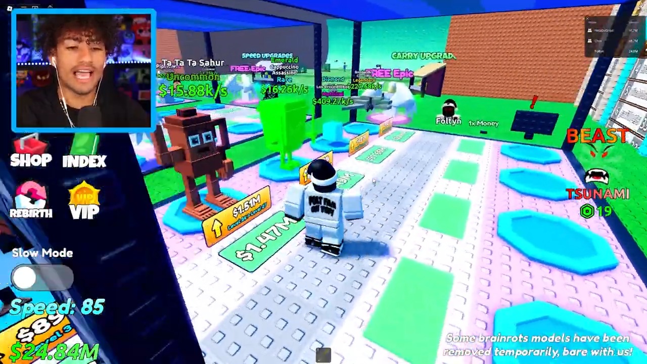 Escape The TSUNAMI For RARE BRAINROTS in Roblox! | RoBros | Facebook