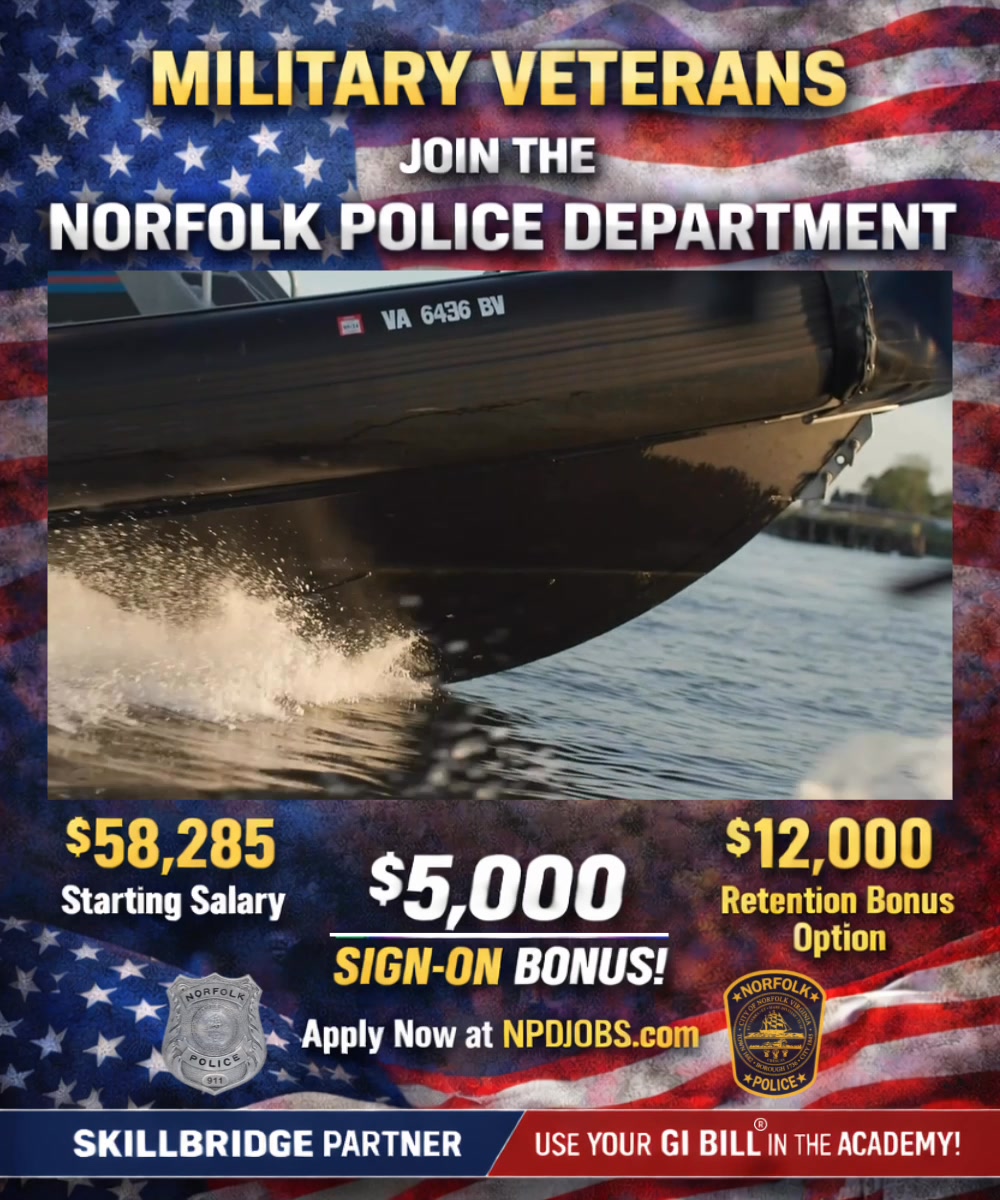 🇺🇸 Military Veterans 🇺🇸 At the Norfolk Police Department, we value the ...