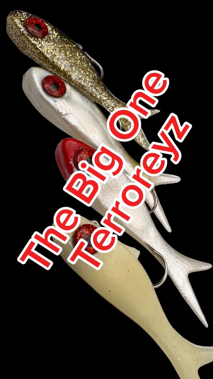 doa terroreyz fishing lure Regular Jig Heads 3X / 1/4 oz / 3 Pack 1/16 oz. DOA TerrorEyz