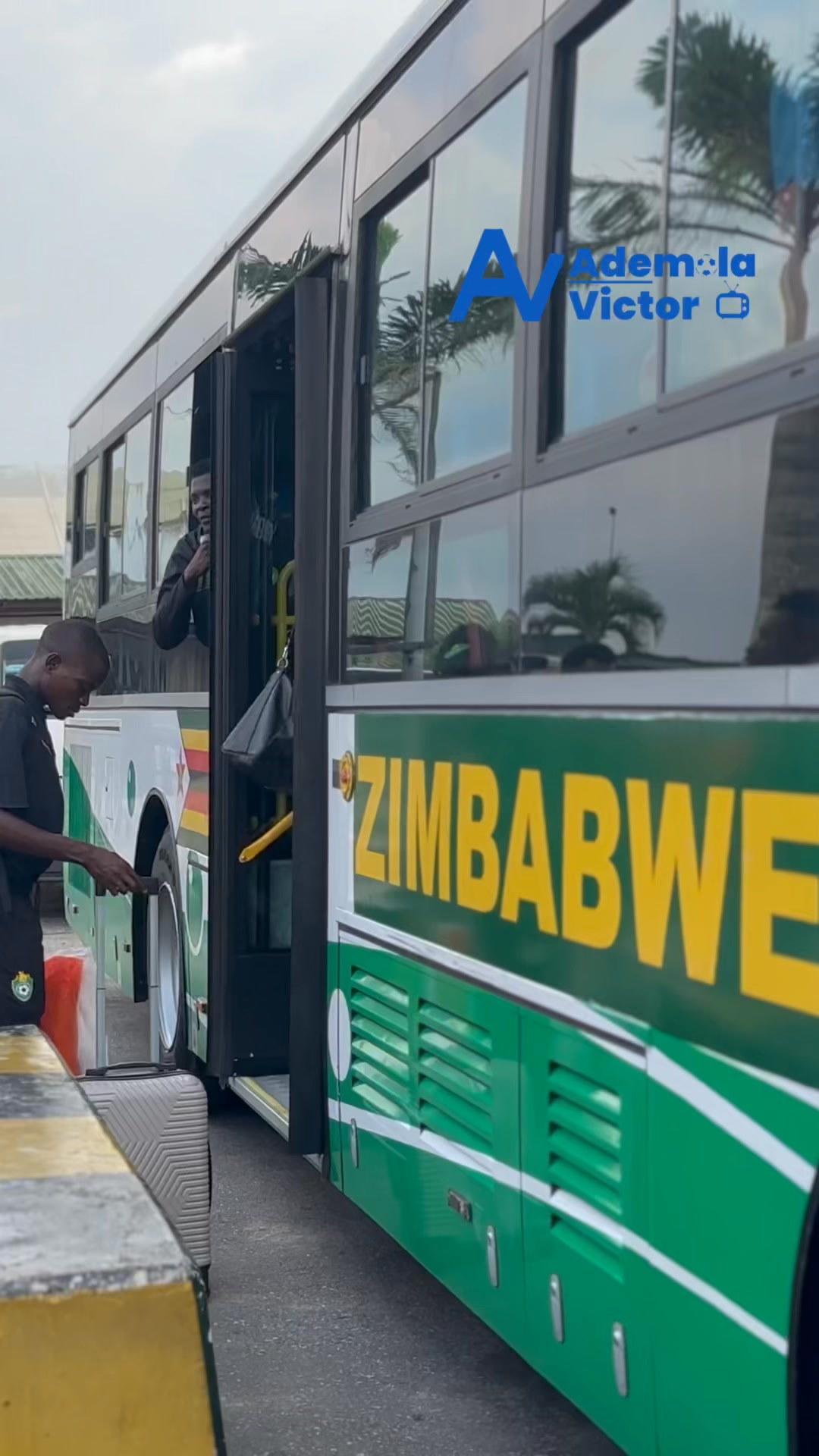 Zimbabwe Team Bus Seen on the Streets of Uyo, Nigeria. Thanks to the ...