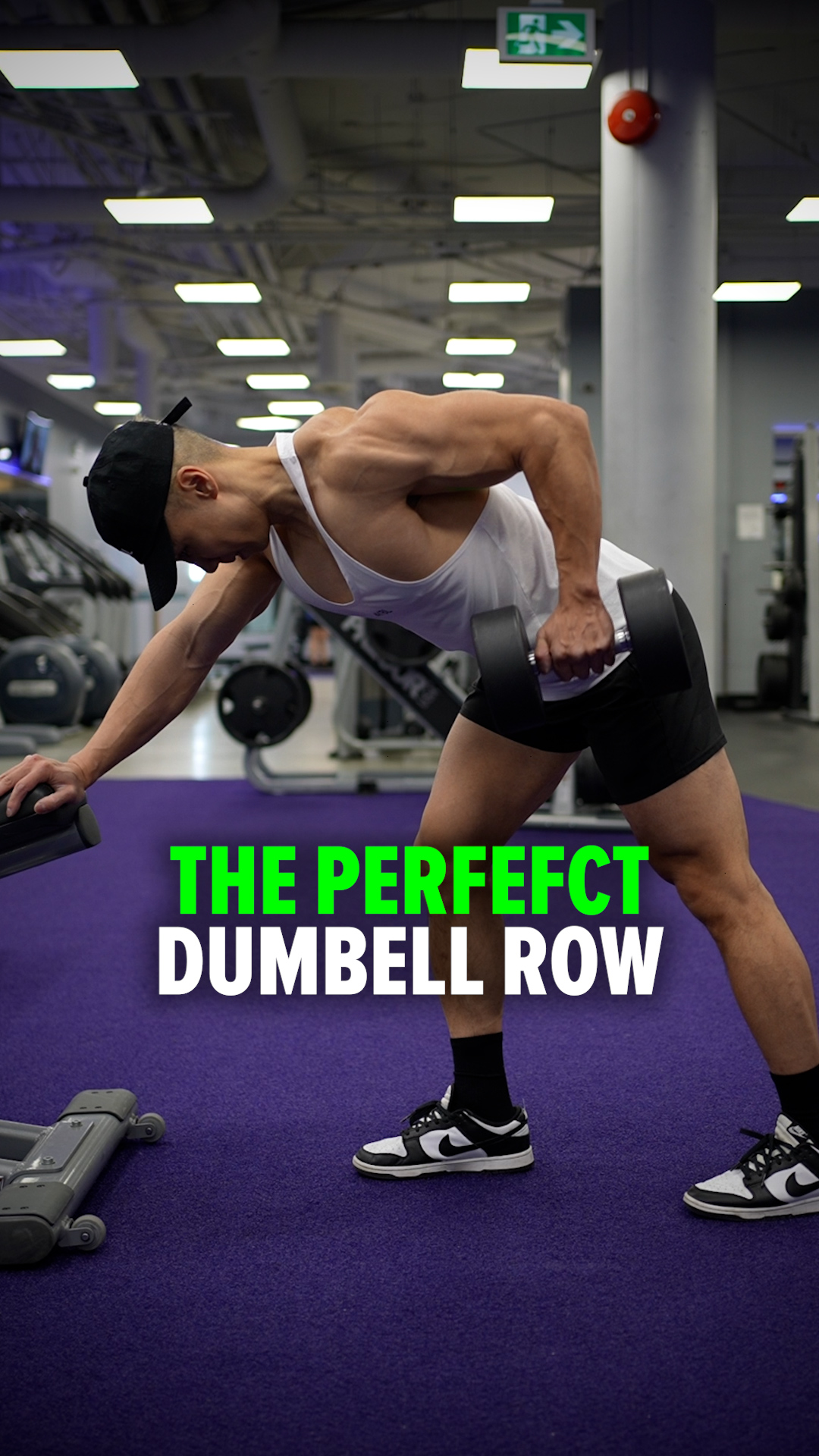 PERFECT Dumbbell Row (DO THIS!) 1️⃣ Bench setup Set an incline bench ...