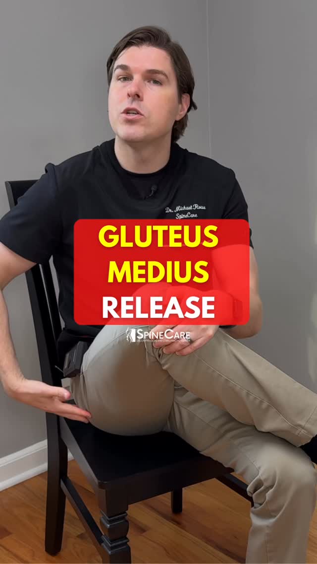 Dr. Rowe demonstrates how to release the gluteus medius muscle, a ...