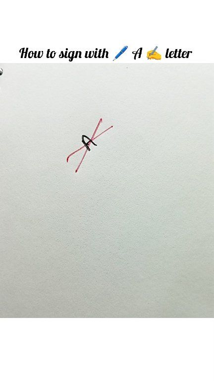 How to sign with 🖊️ A 💖 letter 💕 #signature #writing | Sign with You ...