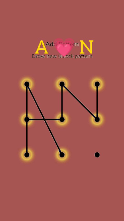 A 💗 N Pattern Lock 🔐 Password 🔑 Mobile 📱 Pattern Lock 🔐#patterndesign # ...