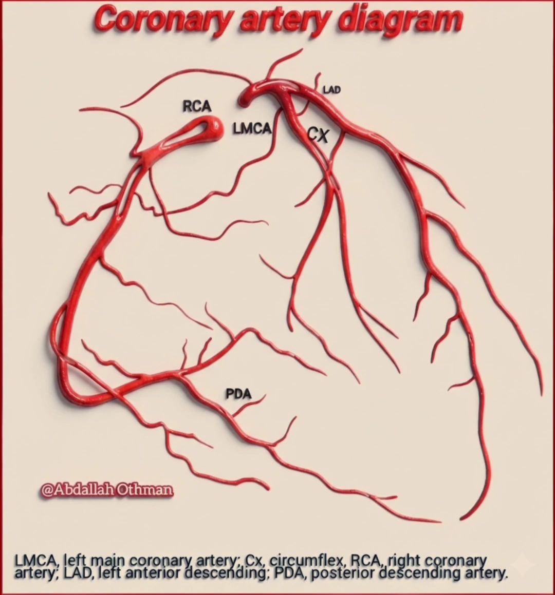 🌟 Explore Coronary Circulation Anatomy! 🔍 Right Coronary Artery (RCA ...