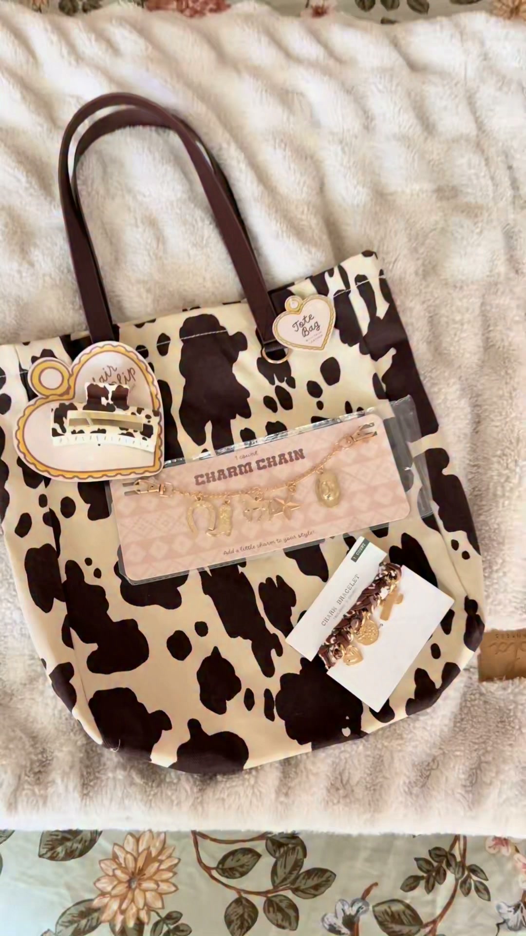 Found some of the viral cow print goodies at Target #cowprint