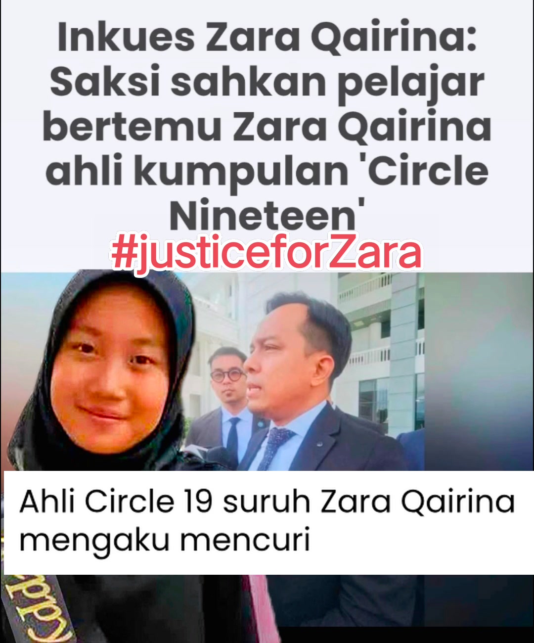 Salah seorang ahli kumpulan yang dikenali sebagai Circle 19 telah ...