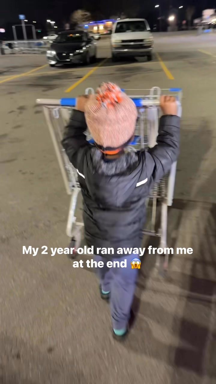 My 2 year old ran away from me at the end #explore #funnyreels #viral # ...