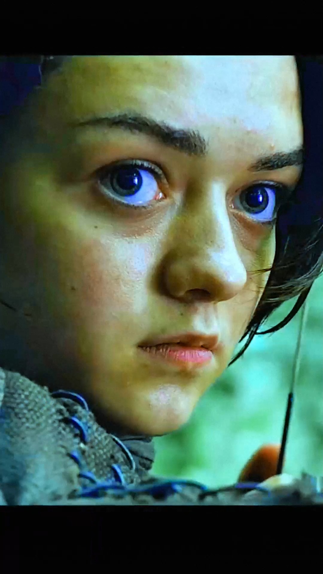 Anguy teaches Arya how to shoot a bow properly. #gameofthrones # ...