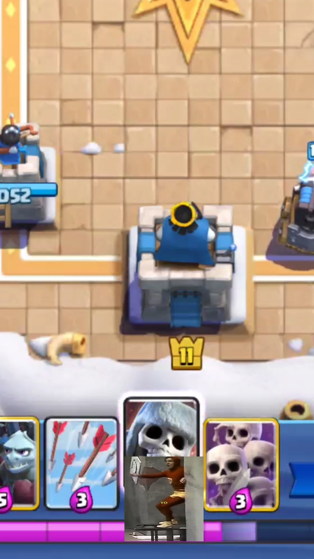 de un golpe y pal lobby a la bruja evolucionada de clash royale 🗿 # ...