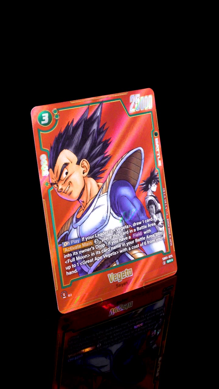 New Dragon Ball Super card: Vegeta from Story Booster 01