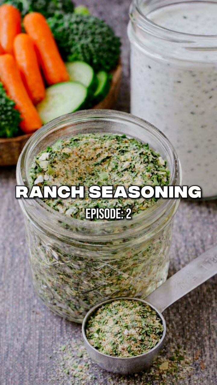 RANCH SEASONING BLEND ⬇️ The Hidden Valley Ranch seasoning powder is a ...