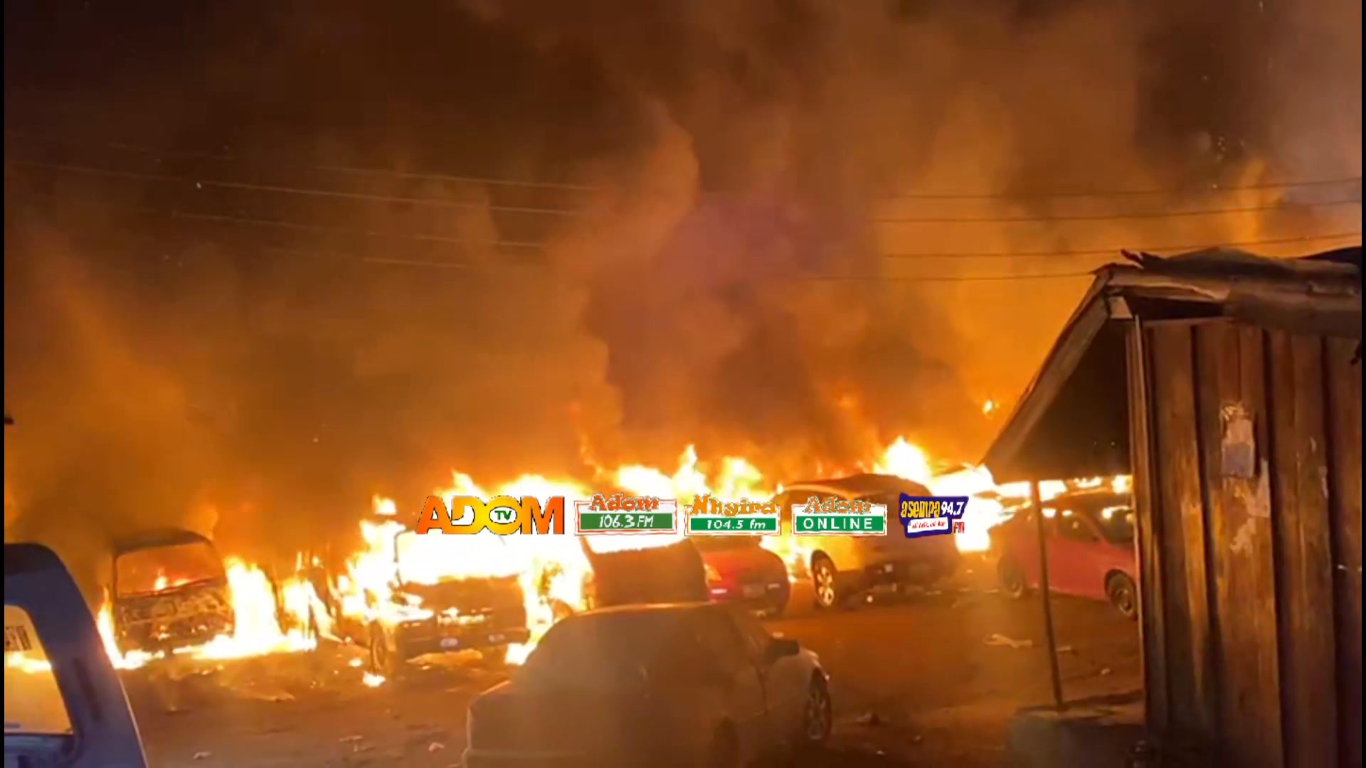 ‼️BREAKING NEWS. A devastating fire has swept through a cluster of ...