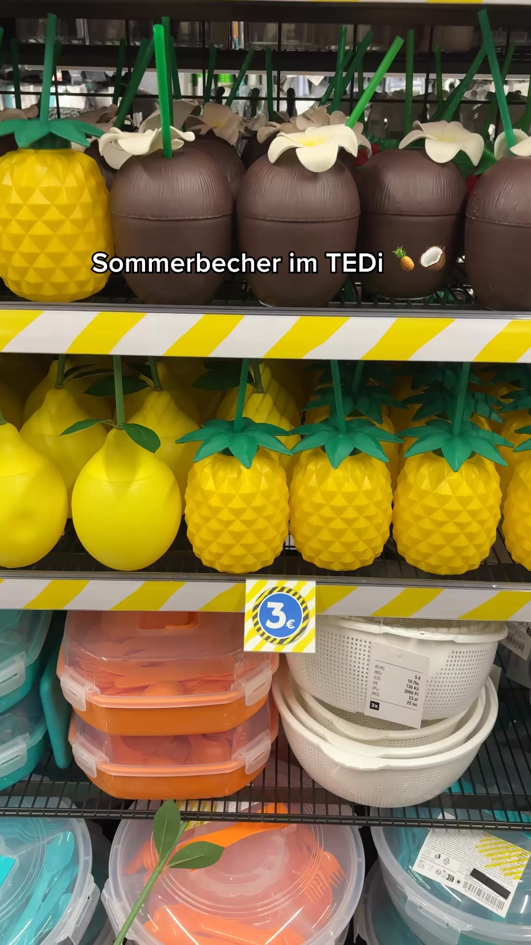 Welcher Becher ist dein Favorit? 🍹✨ | TEDi Deutschland