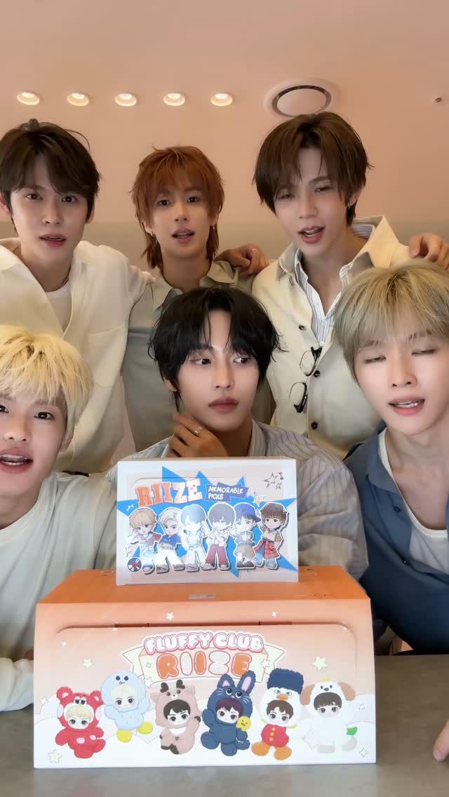 EUNSEOK RIIZE x POP MART Fluffy Club Series Unboxing #EUNSEOK