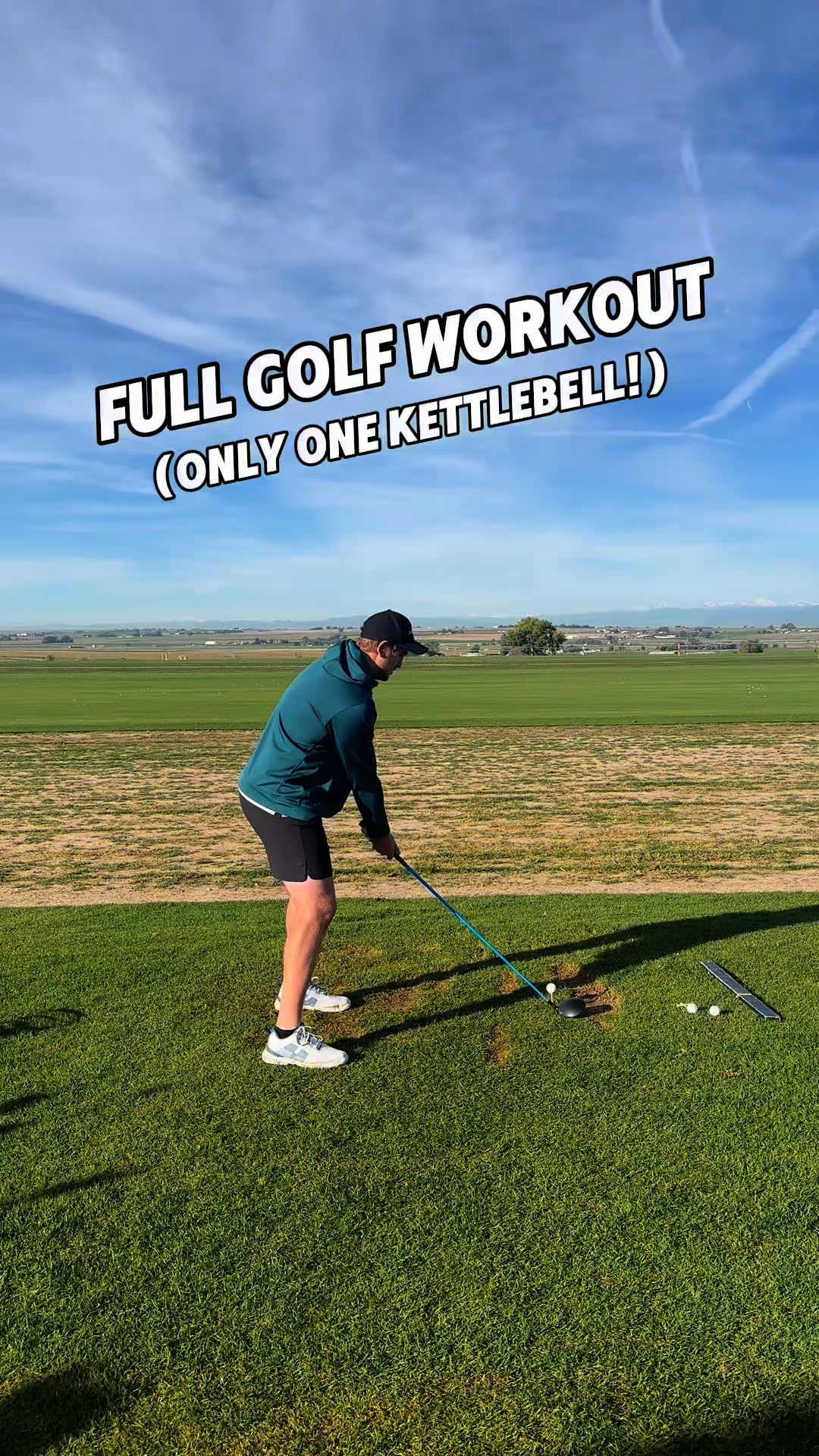 Complete golf workout you can do at home with just 1 kettlebell! Click ...