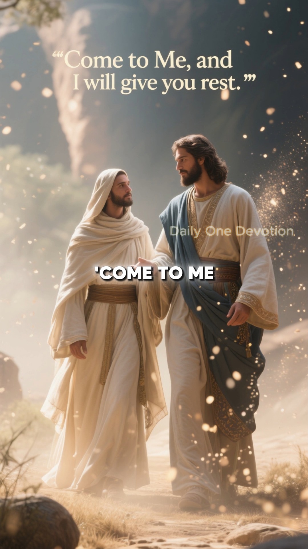 😌 God Gives Rest | Daily One Devotion | Matthew 11:28 | Daily One ...