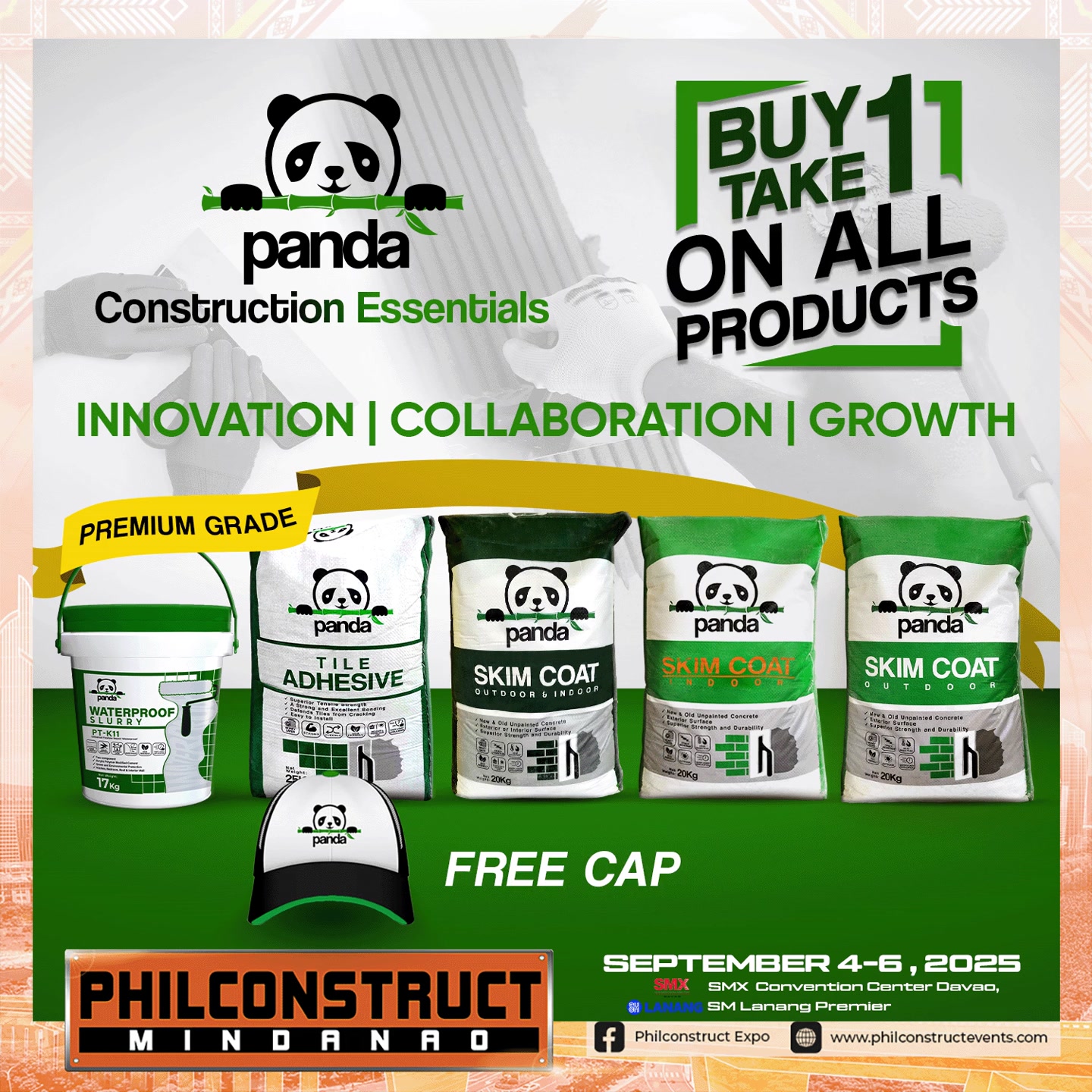 🛠️ PANDA NA TA, BAI! 🐼 Naa mi karon sa Philconstruct Expo Mindanao sa ...