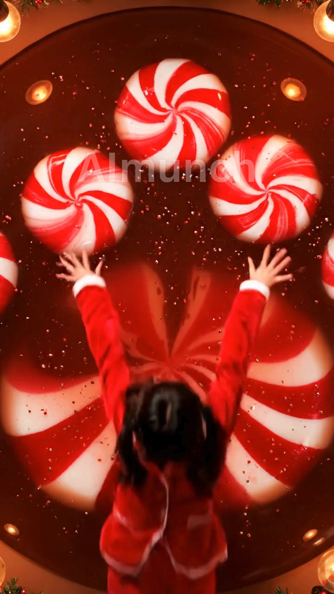 Ultra Deep Peppermint Mocha Jelly Bed Dream #AIASMR #ChristmasJellyBed ...