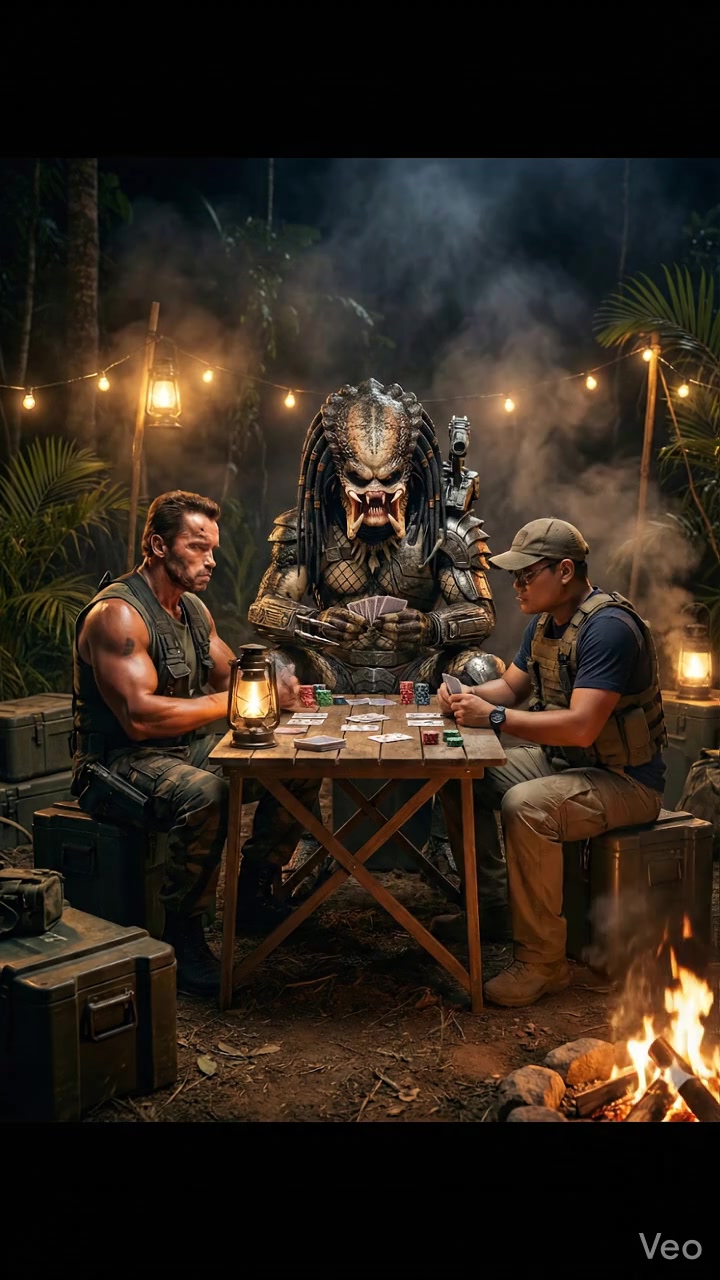 Predator angry 😬 #fbreels2026ツ #Gemini #veo3 #predator #cardgames # ...