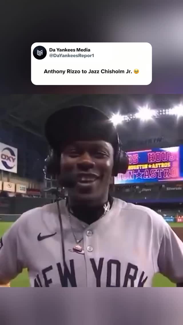 Anthony Rizzo to Jazz Chisholm Jr. “Do me a favor: Send the boys my ...