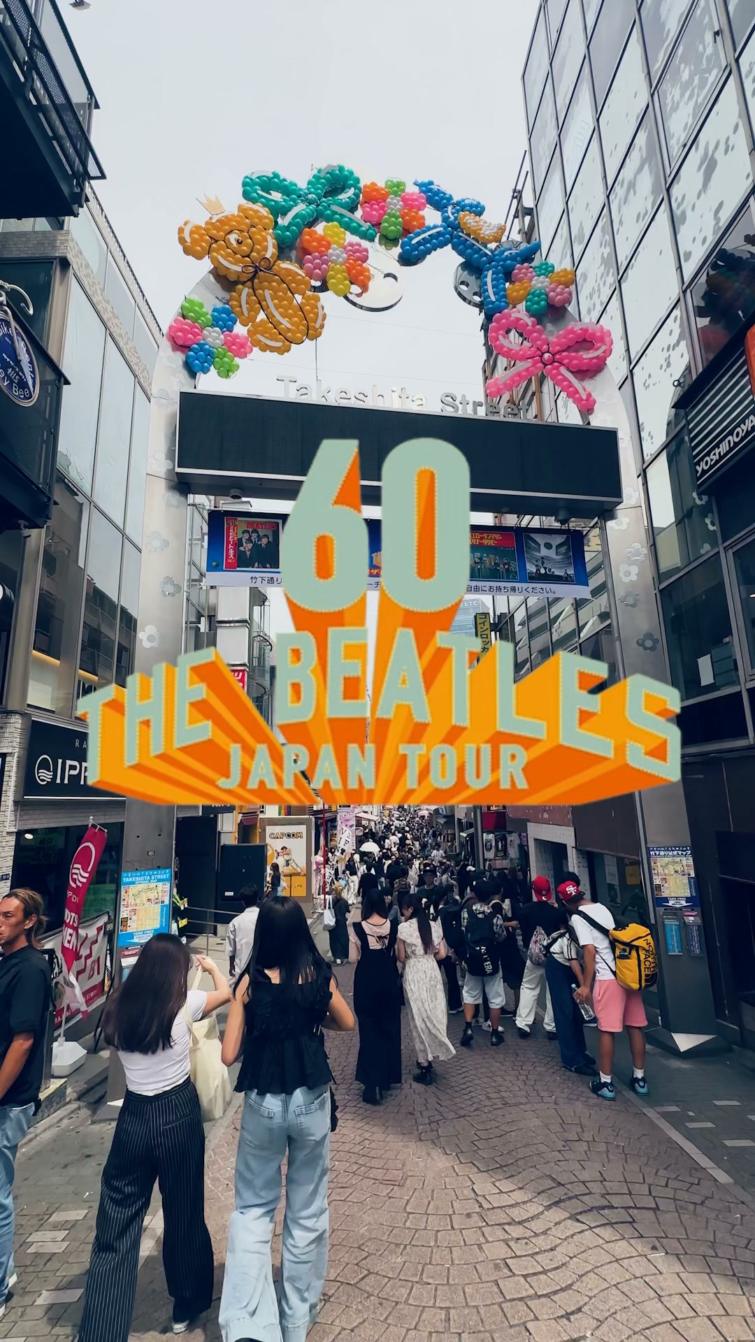 ザビートルズ 来日60周年記念ホップアップストアが開催中🇯🇵 竹下通り