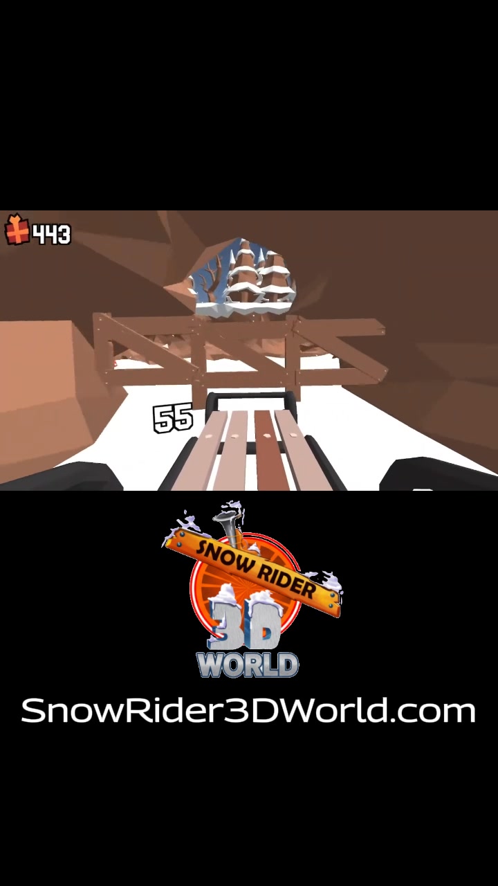 Race through icy mountains in Snow Rider 3D. Visit SnowRider3DWorld.com ...