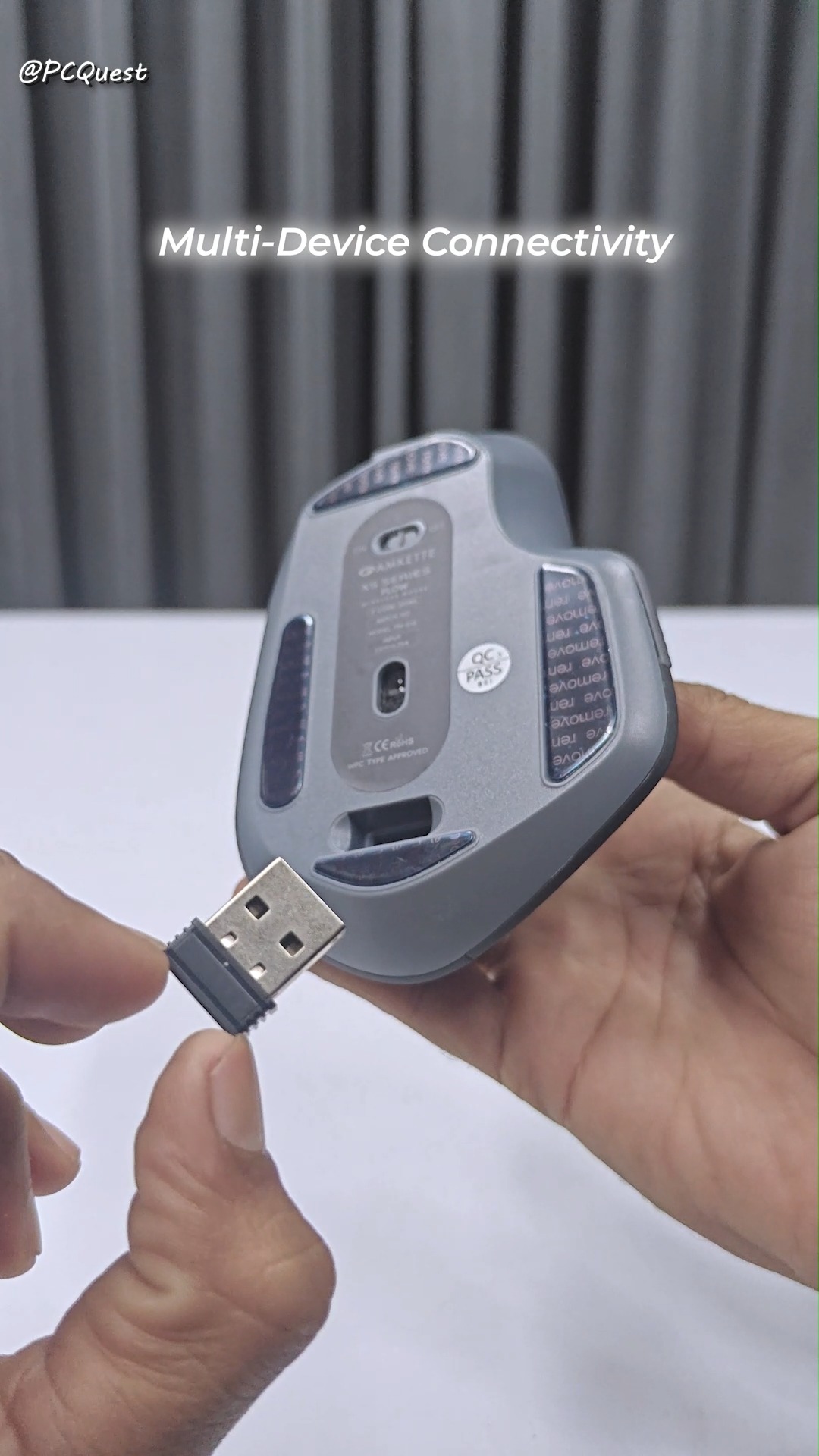 AMKETTE XS FLOW Mouse: SILENT Clicks, Multi-Device, RGB!🤯#shorts SILENT ...