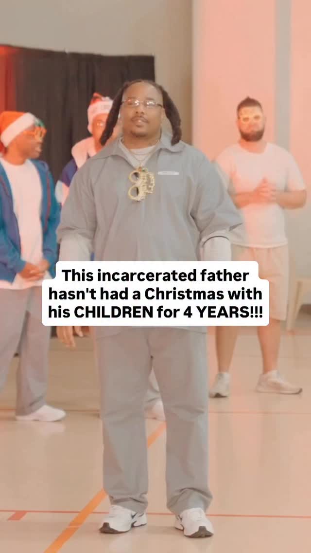 🙏🏼Incarcerated Father has Christmas for the FIRST time in 4 years with ...