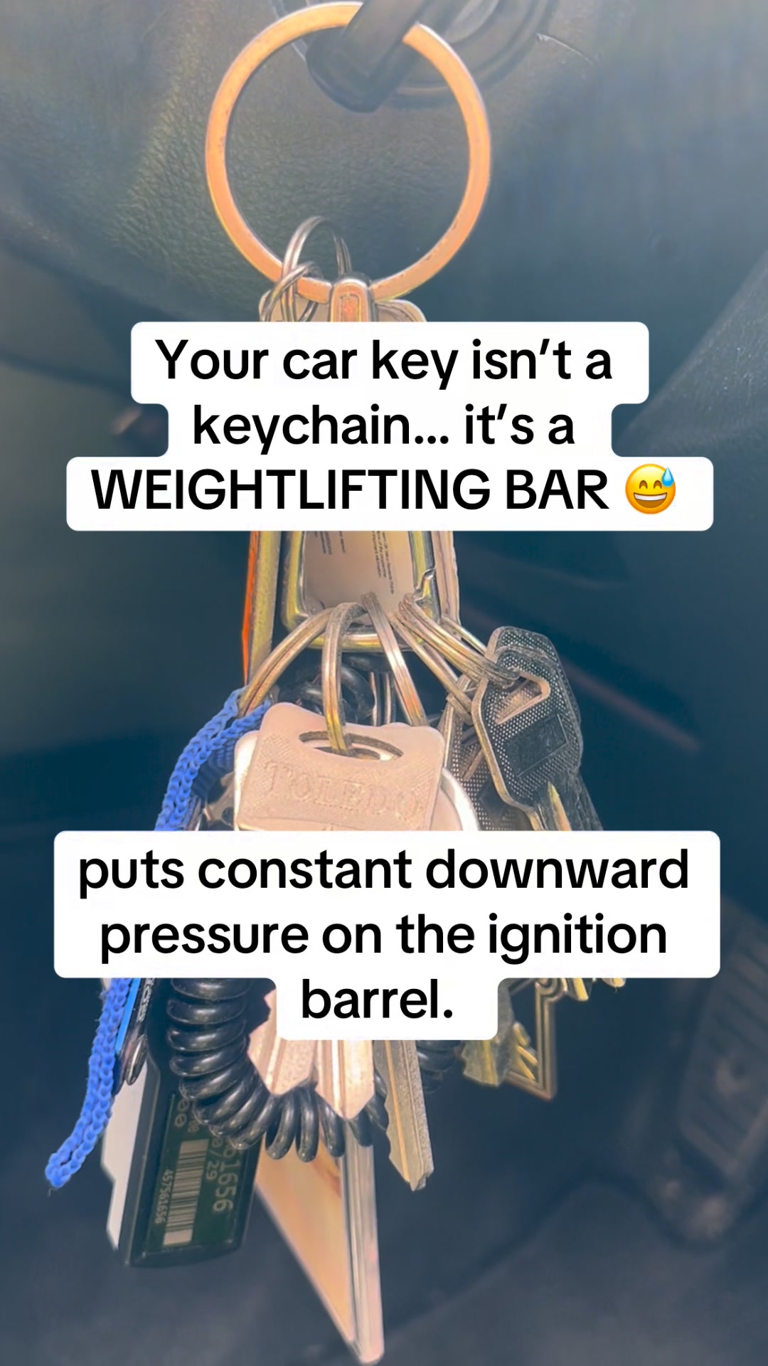 That heavy key bundle might look harmless, but it’s slowly damaging ...