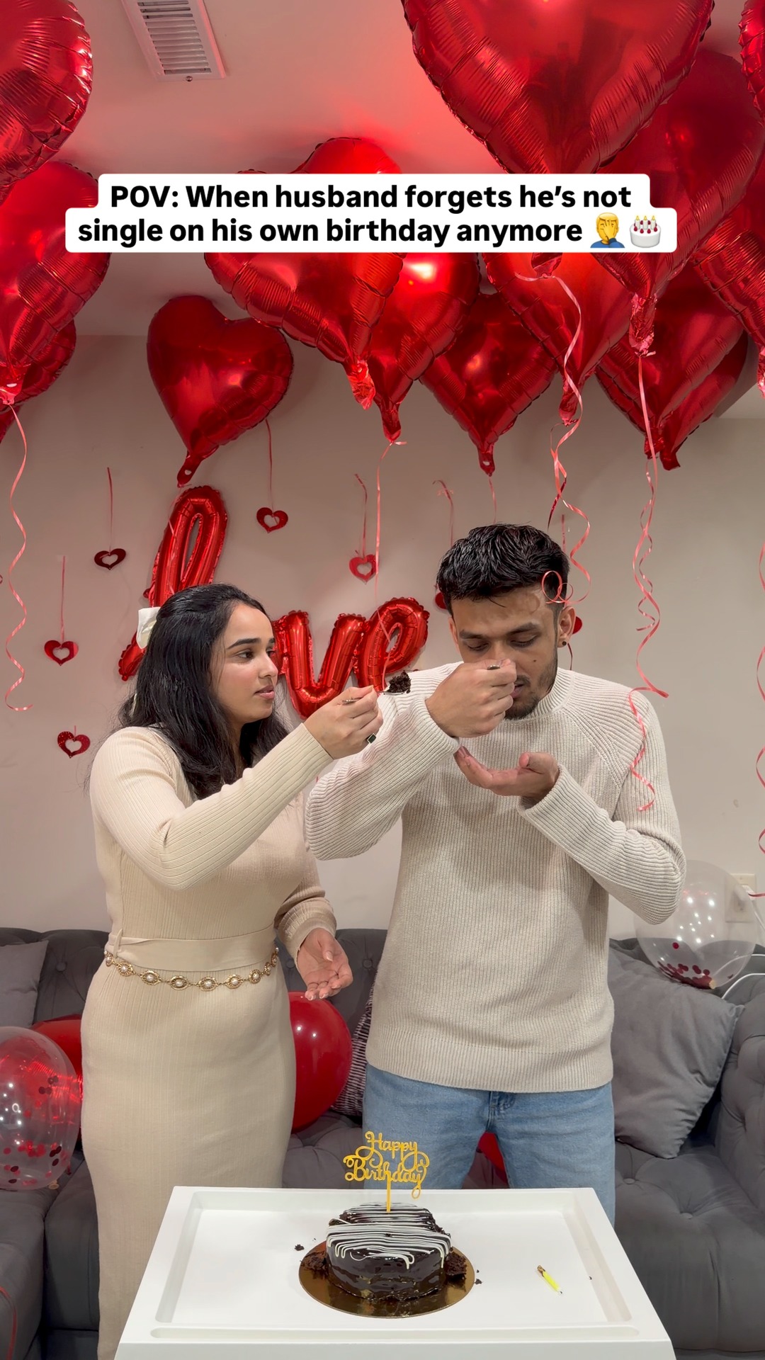 POV: When husband forgets he’s not single on his own birthday anymore 🤦 ...