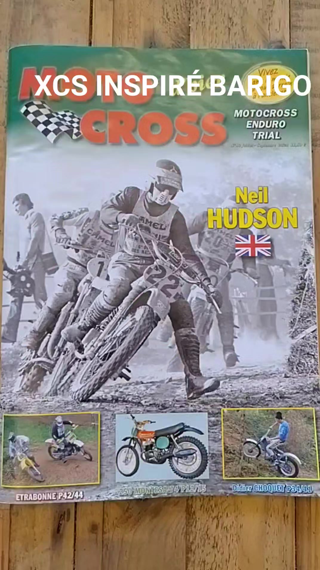 Publications dans le magazine Motocross d'hier Barigo @à la une 40 ans ...