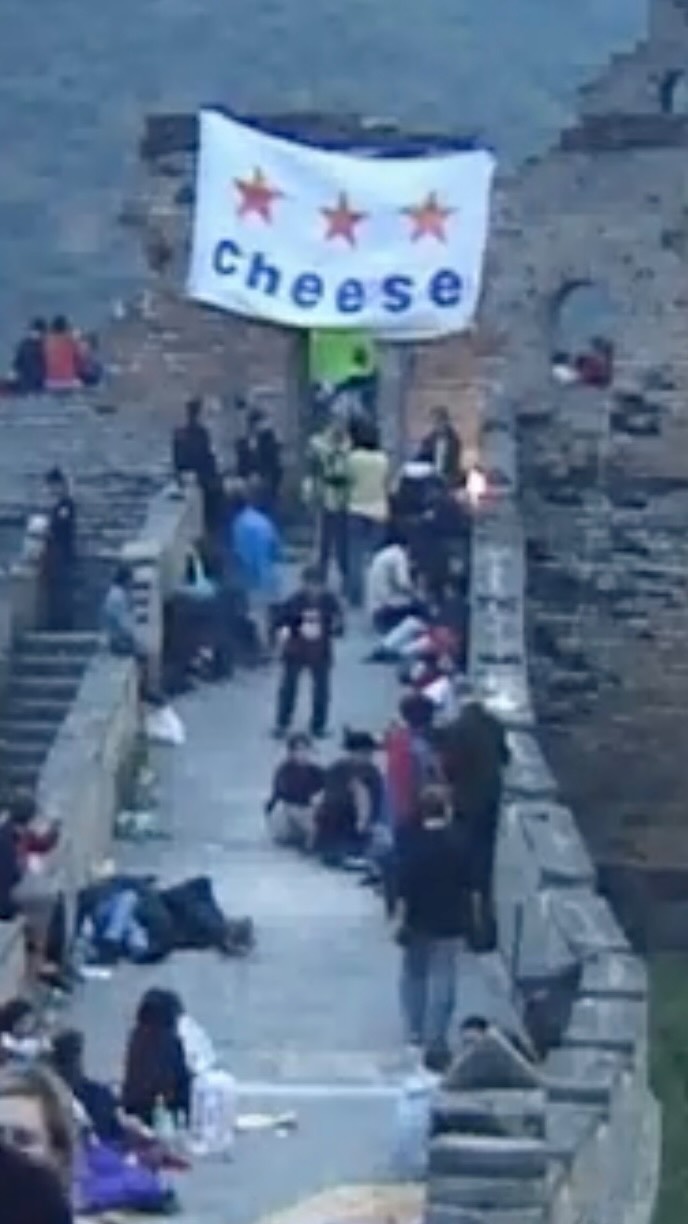 On 10 June 1998, the first recorded rave on The Great Wall of China ...