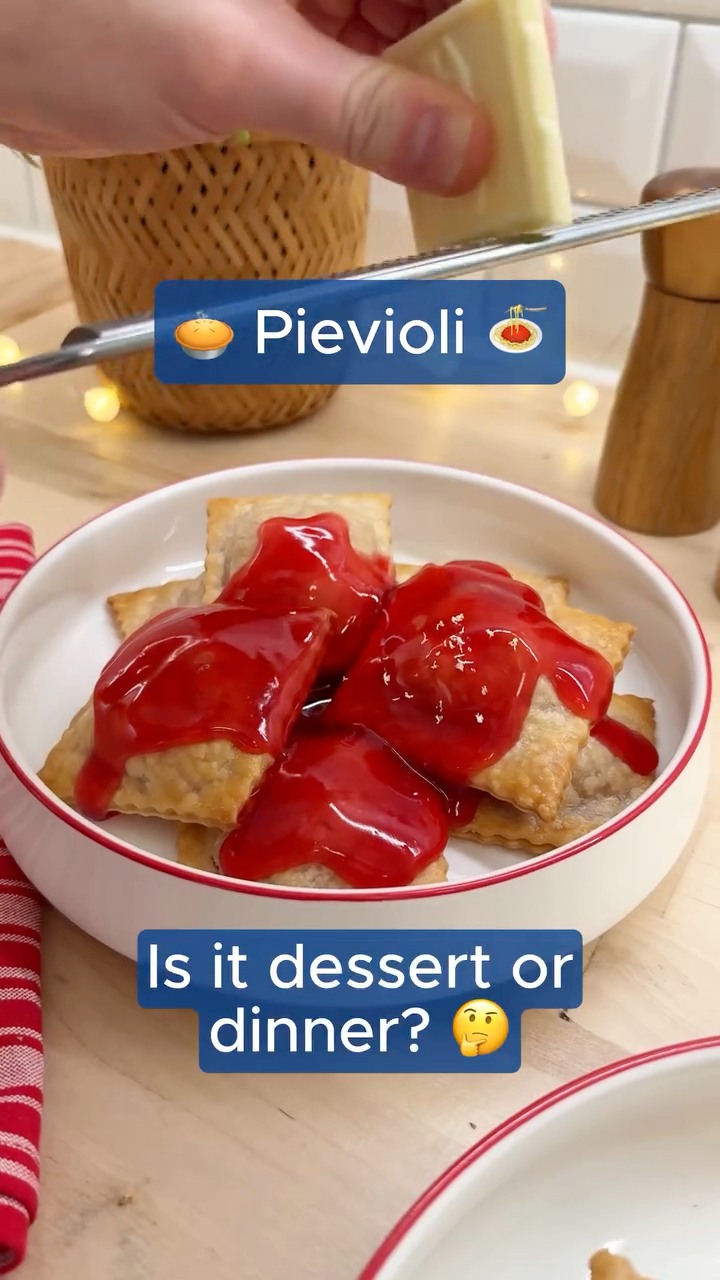 Pie + Ravioli = Pievioli (and we’re obsessed) 🤌🥧 No cheese was grated ...