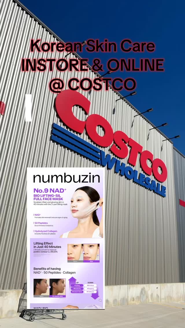 glutathione canada costco Numbing No. 9 NAD* bio lifting-sil full face mask available now at #costcofinds #kbeauty #lifting #sheetmask #numbuzinatcostco @costco @numbuzin_global | Ashley Kelly Styled Beauty you can take proactive GHK-Cu 50mg Pre-Filled Pen ultra fast whitening soap Size:50GM