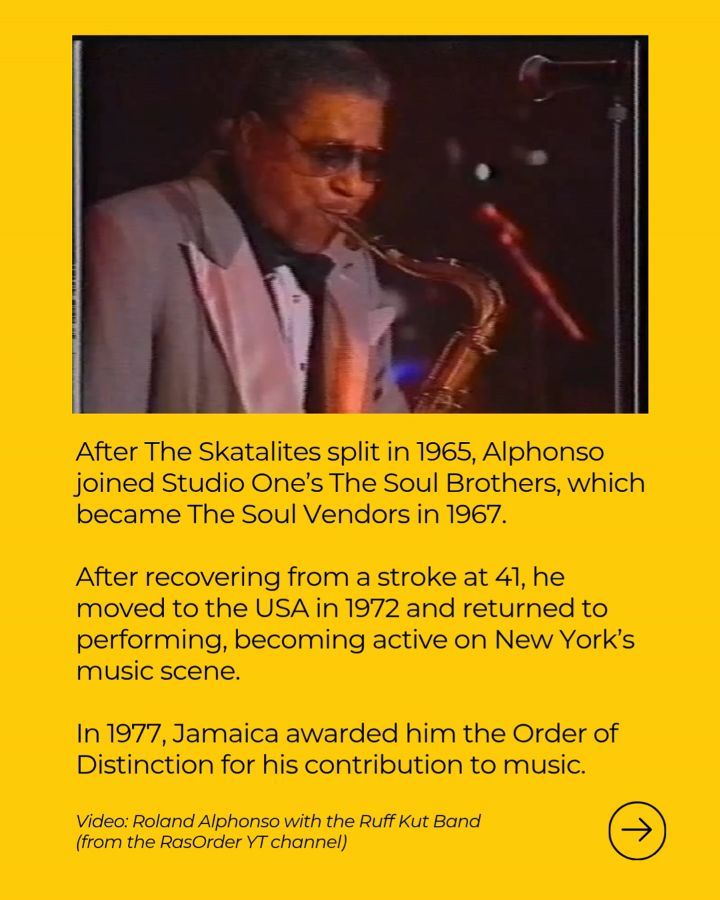 Roland Alphonso: the saxophone behind the sound of ska
