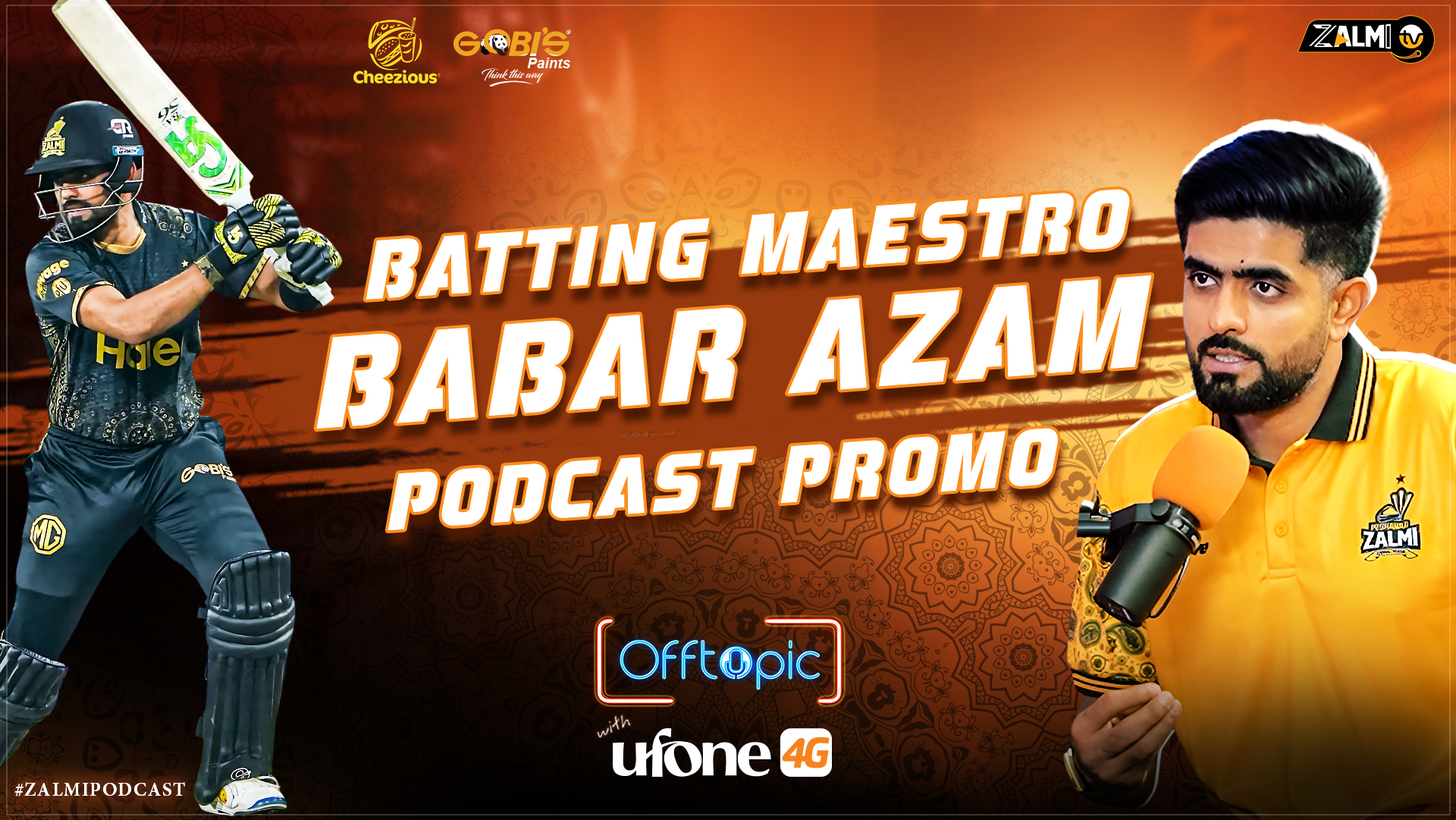 Babar Azam | Batting Maestro | PROMO | Off Topic | Zalmi Podcast ...
