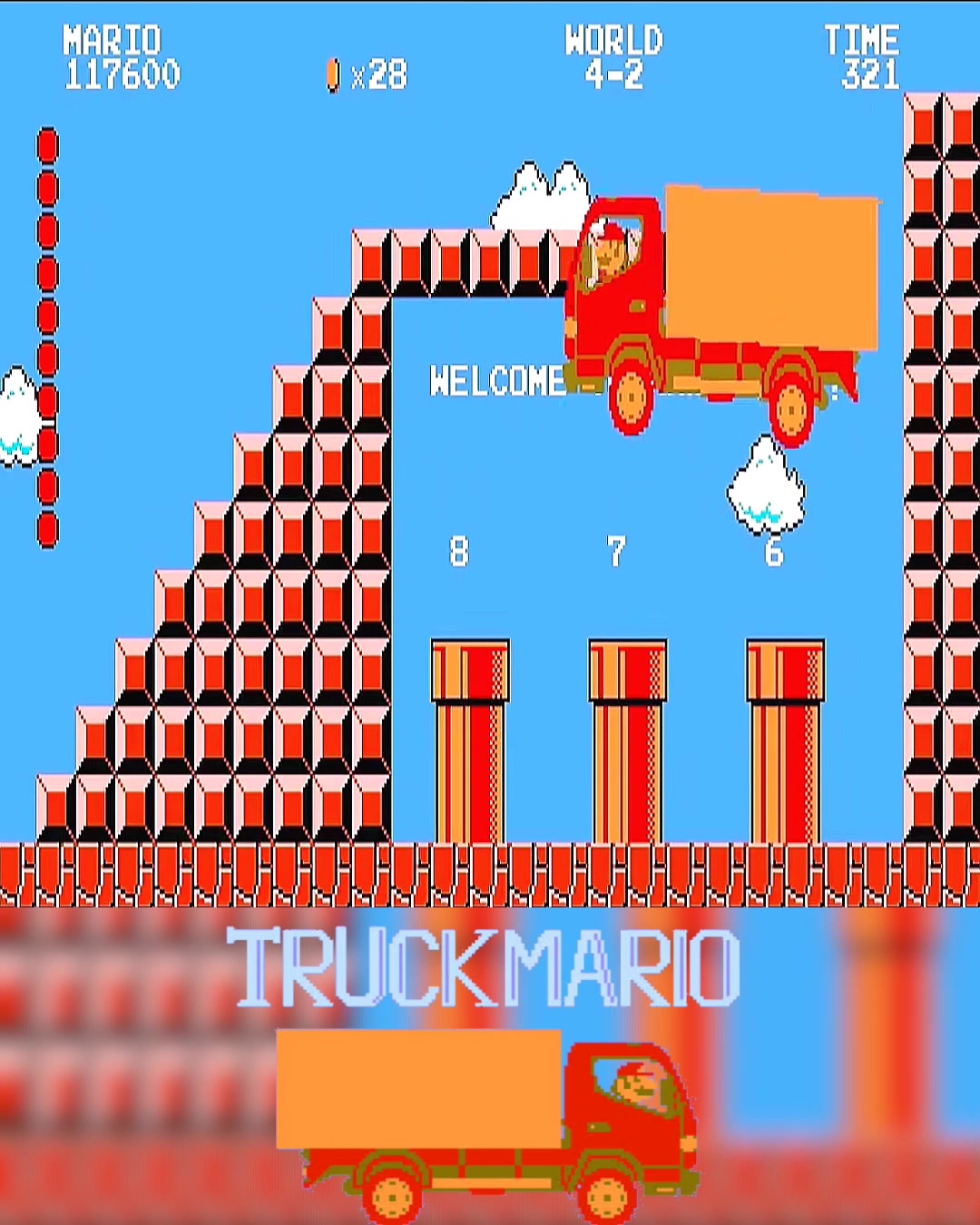 Truck Mario Continue 🚚 #nostalgia #gaming #game #retrogaming | PAC ...