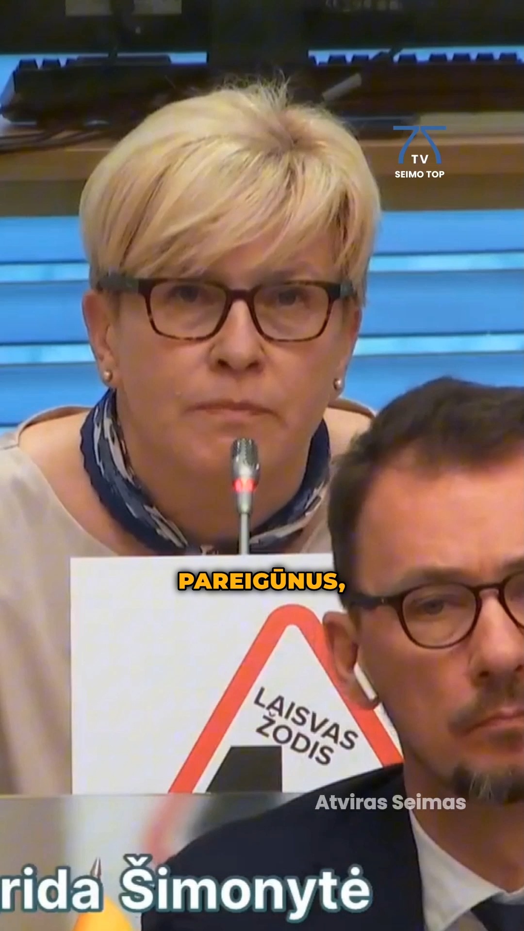 Seimo TOP: „Melioruojat laisvą žodį” Pastaba: tai tik momentai iš Seimo ...