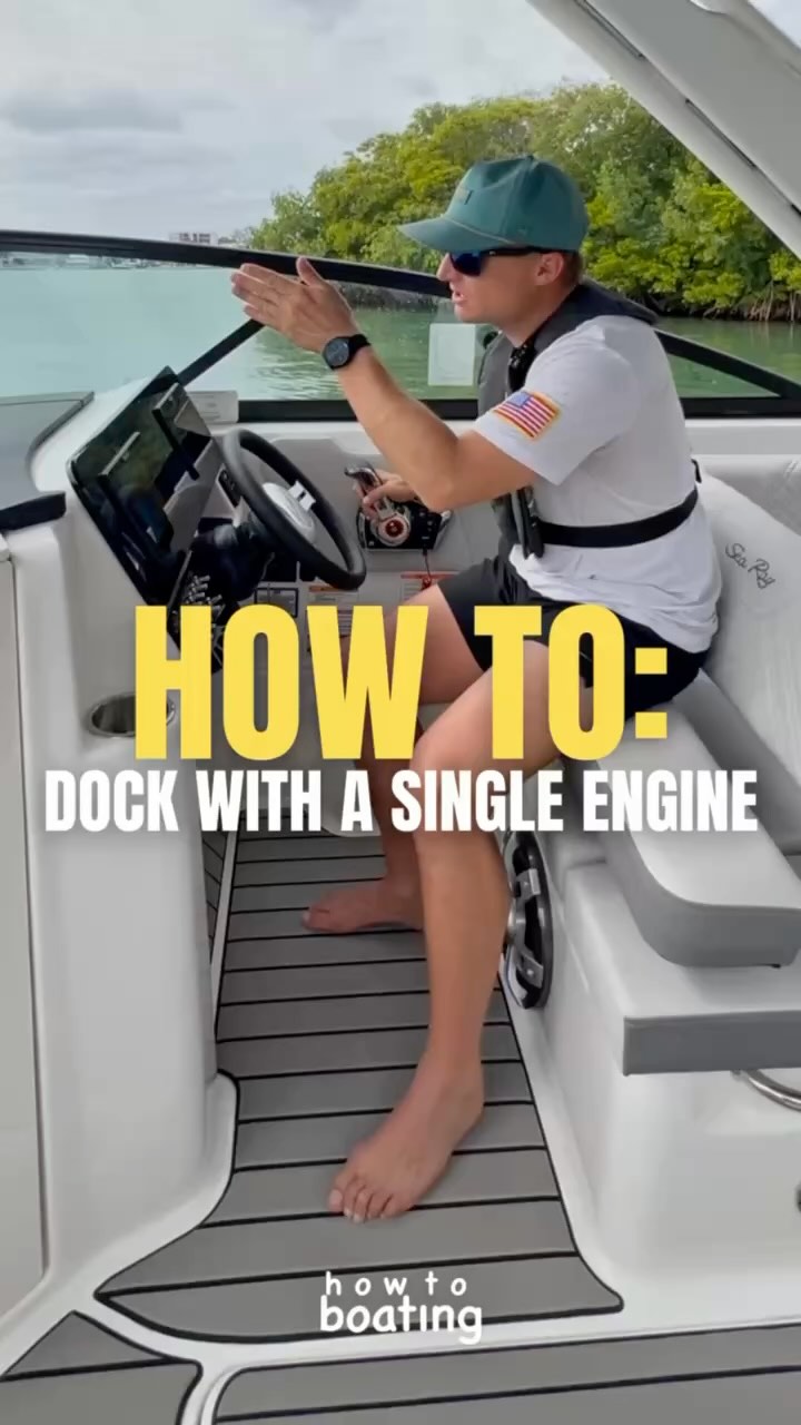 How to DOCK a SINGLE ENGINE On our approach, our first step is to ...